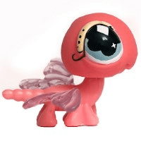 lps dragonfly with yellow eyeshadow and translucent wings